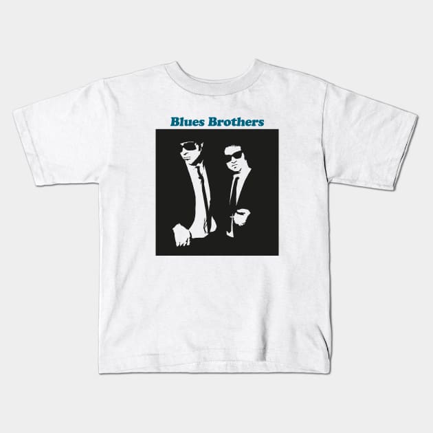 Blues Brothers Kids T-Shirt by ProductX